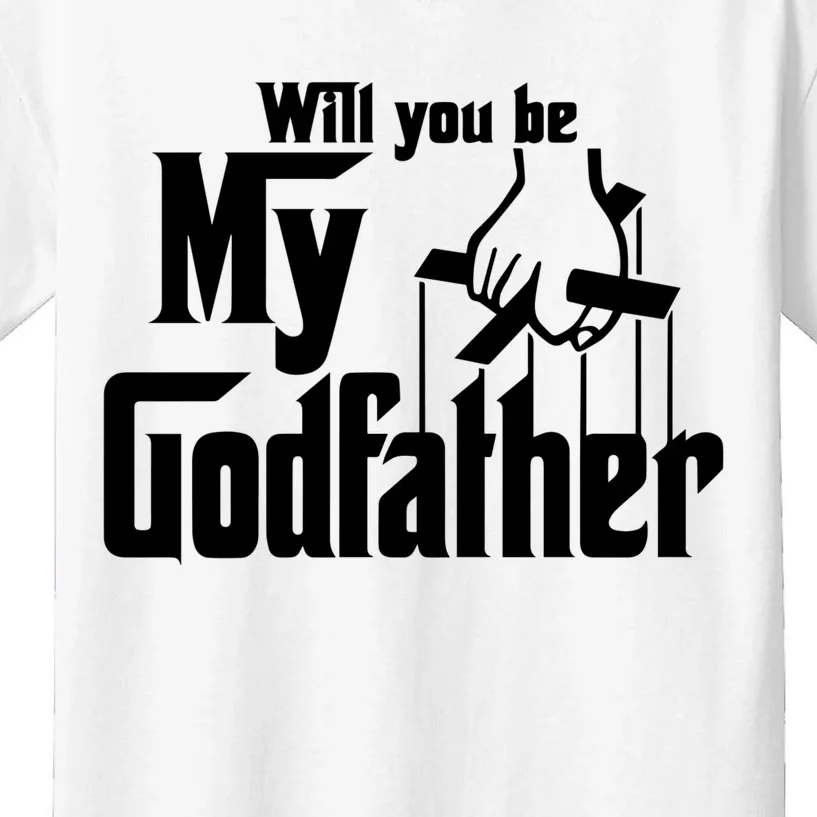 Will You Be My Godfather Kids T-Shirt