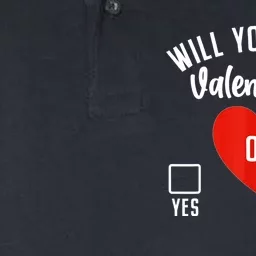 Will You Be My Valentine Softstyle Adult Sport Polo