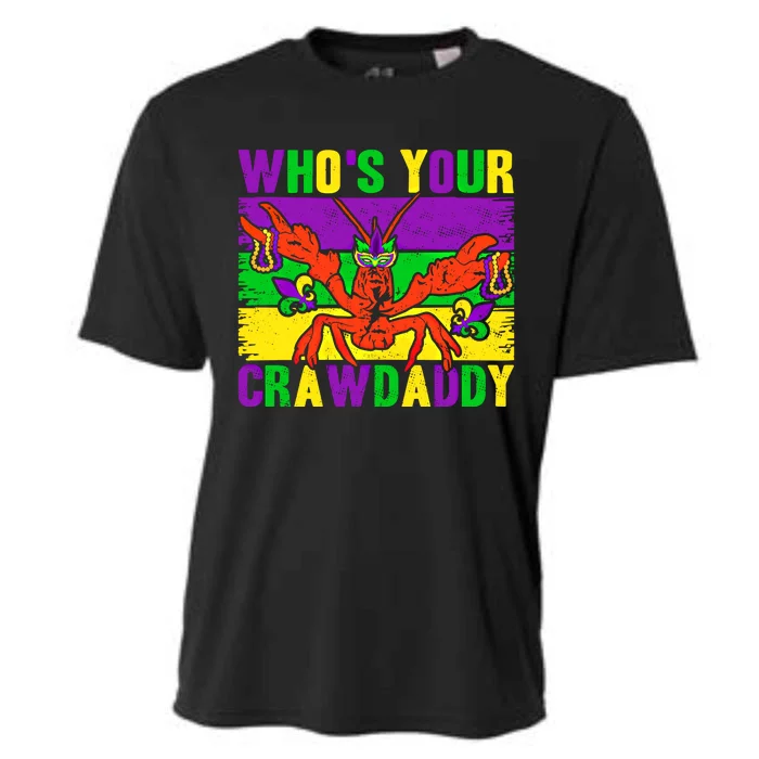 Who's Your Crawdaddy Mardi Gras Carnival Cute Gift Cooling Performance Crew T-Shirt