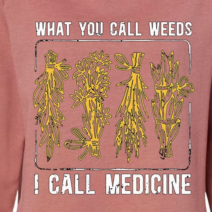 What You Call Weeds Natural Healing Apothecary Herbalism Womens California Wash Sweatshirt