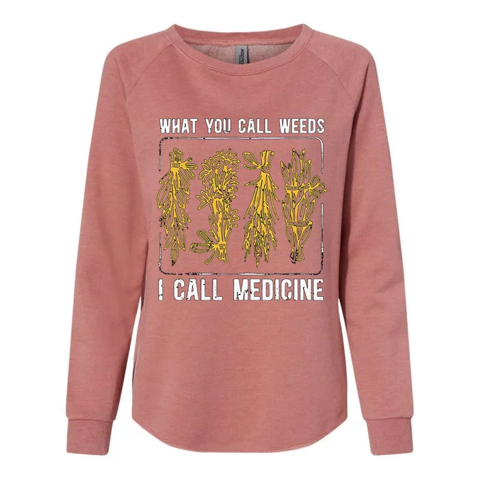 What You Call Weeds Natural Healing Apothecary Herbalism Womens California Wash Sweatshirt