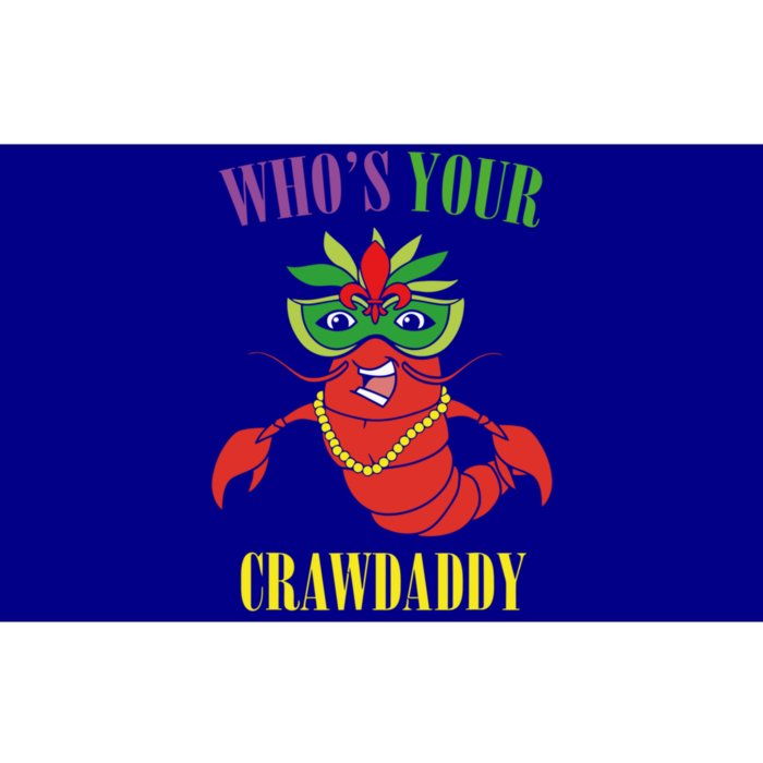 Whos Your Crawdaddy Crawfish Jester Beads Funny Mardi Gras Gift Bumper Sticker