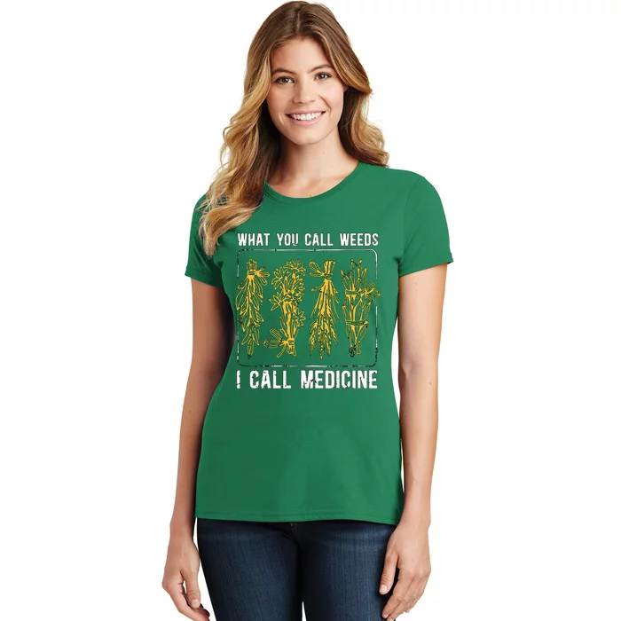 What You Call Weeds Natural Healing Apothecary Herbalism Women's T-Shirt