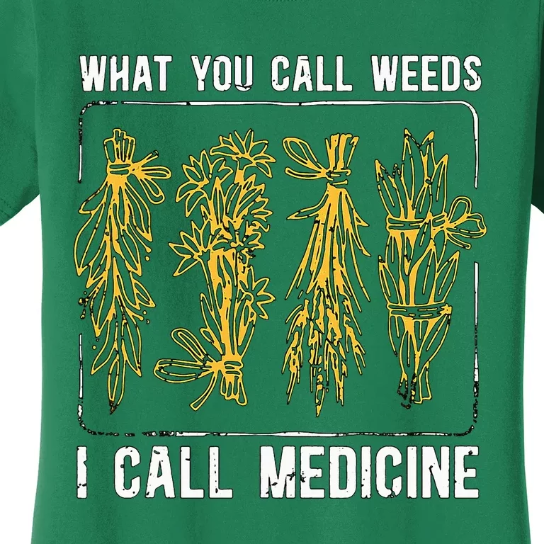 What You Call Weeds Natural Healing Apothecary Herbalism Women's T-Shirt