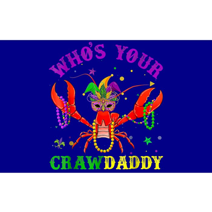 Whos Your Crawdaddy Crawfish Jester Beads Mardi Gras Funny Gift Bumper Sticker