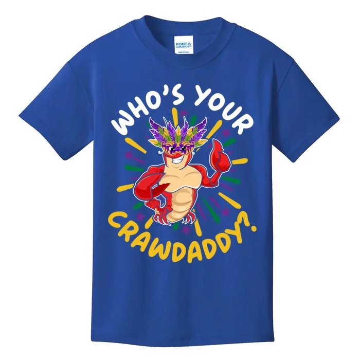 Who's Your Crawdaddy Crawfish Crayfish Mardi Gras Gift Kids T-Shirt