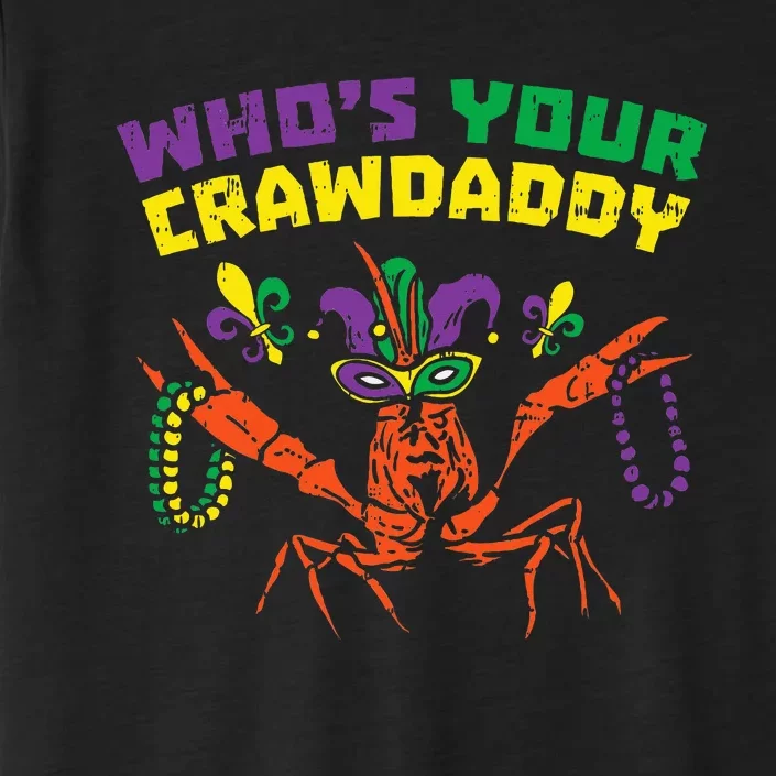 Whos Your Crawdaddy Crawfish Jester Beads Funny Mardi Gras ChromaSoft Performance T-Shirt