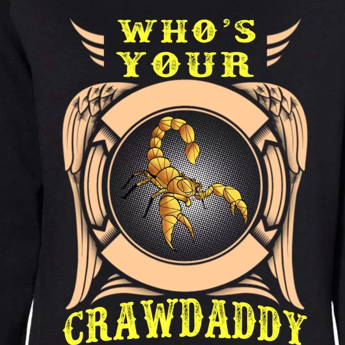 Who's Your Crawdaddy Crawfish Mardi Gras Gift Great Gift Womens California Wash Sweatshirt