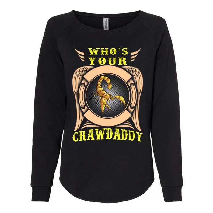 Who's Your Crawdaddy Crawfish Mardi Gras Gift Great Gift Womens California Wash Sweatshirt