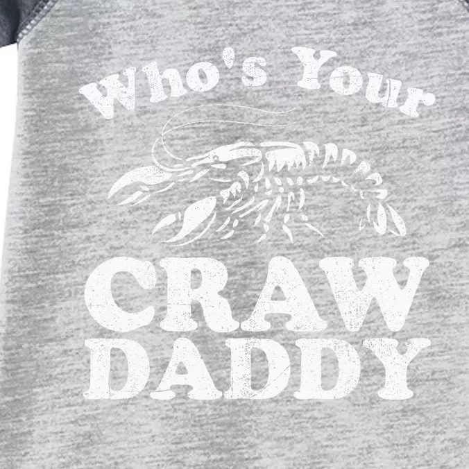 Whos Your Crawdaddy Funny Crawfish Boil Mardi Gras Cajun Infant Baby Jersey Bodysuit