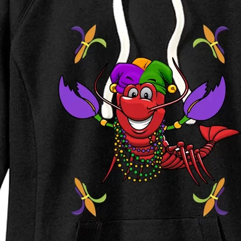 Who's Your Crawdaddy Mardi Gras Parade 2020 Party Gift Women's Fleece Hoodie