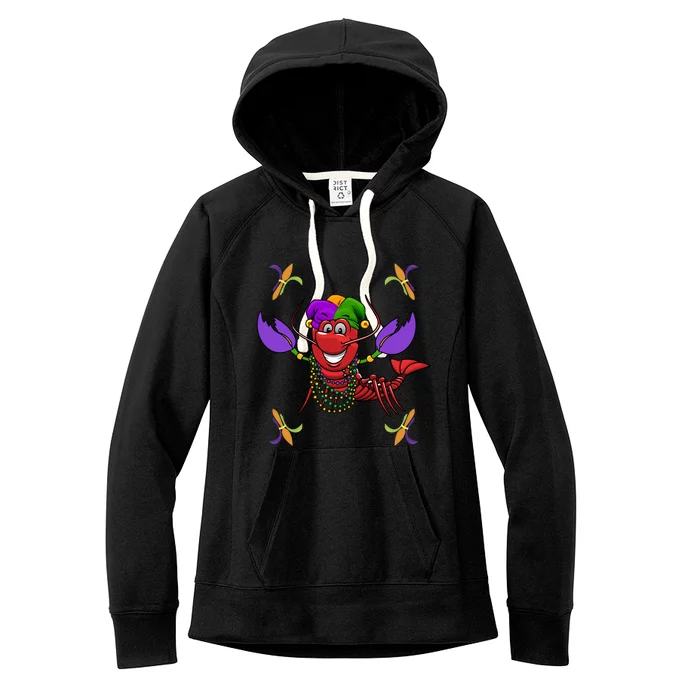 Who's Your Crawdaddy Mardi Gras Parade 2020 Party Gift Women's Fleece Hoodie