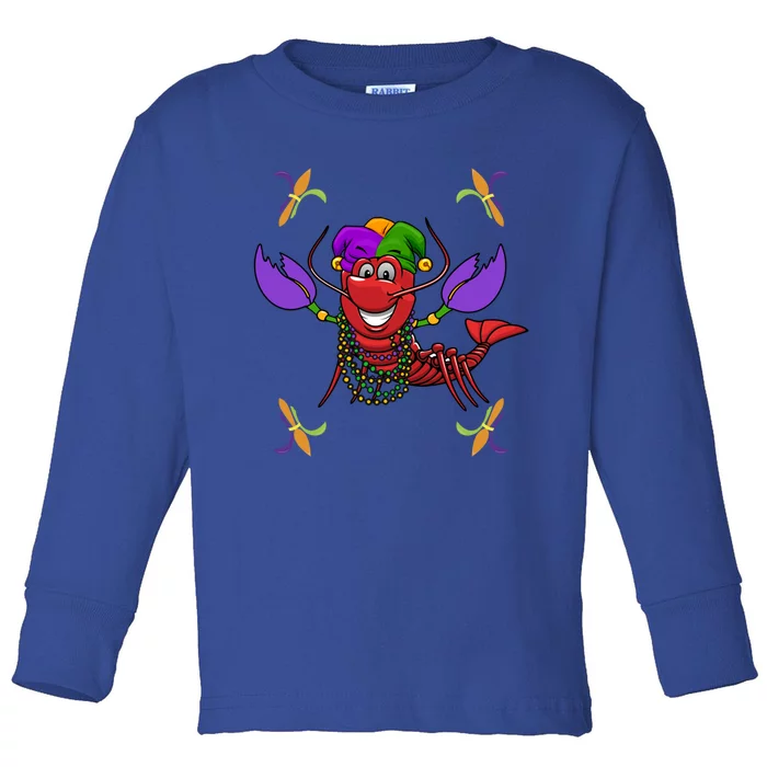 Who's Your Crawdaddy Mardi Gras Parade 2020 Party Gift Toddler Long Sleeve Shirt