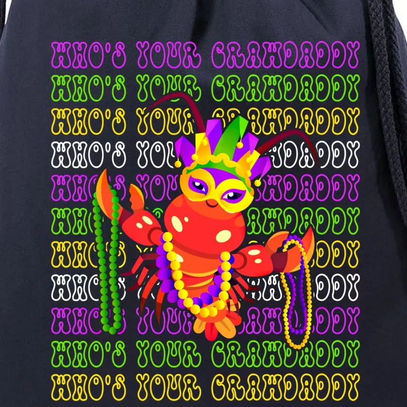 Who's Your Crawdaddy? Celebrate Mardi Gras In Style Gift Drawstring Bag