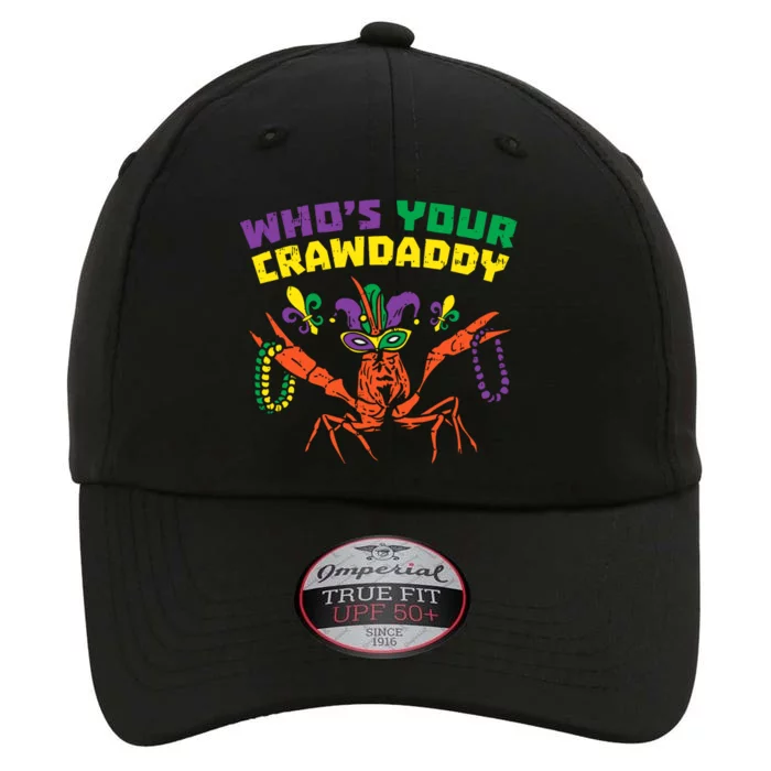 Whos Your Crawdaddy Crawfish Jester Beads Funny Mardi Gras The Original Performance Cap