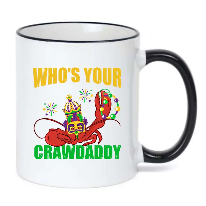 Who's Your Crawdaddy Crawfish Festival Costume Mardi Gras Gift Black Color Changing Mug