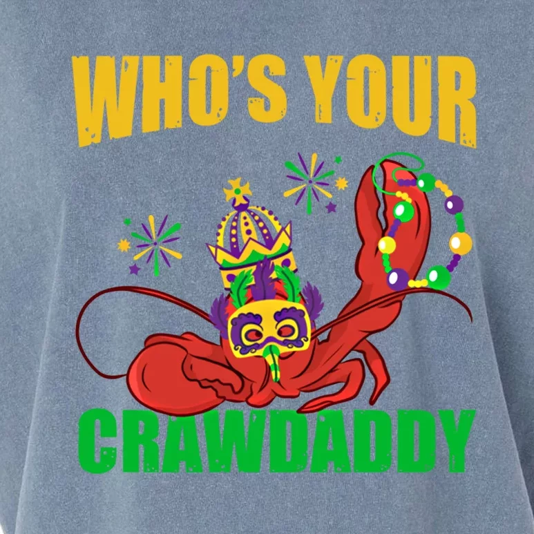 Who's Your Crawdaddy Crawfish Festival Costume Mardi Gras Gift Garment-Dyed Women's Muscle Tee