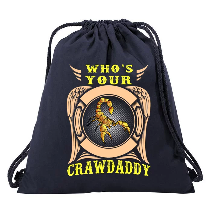 Who's Your Crawdaddy Crawfish Mardi Gras Gift Drawstring Bag