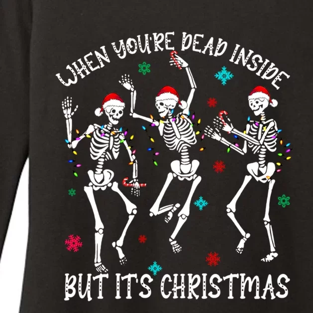 When YouRe Dead Inside But ItS Christmas Gift Womens CVC Long Sleeve Shirt