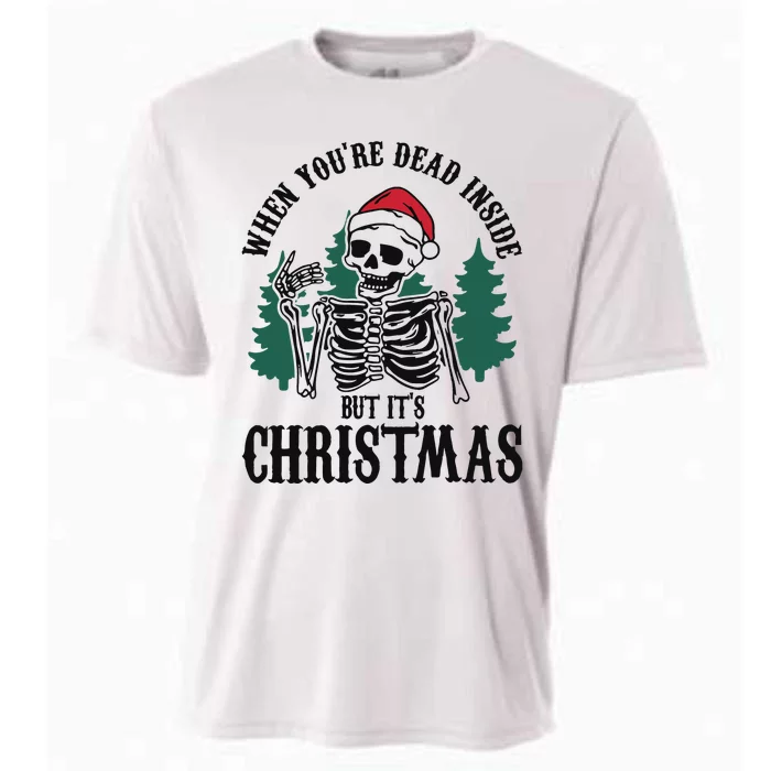 When Youre Dead Inside But Its Christmas Cooling Performance Crew T-Shirt