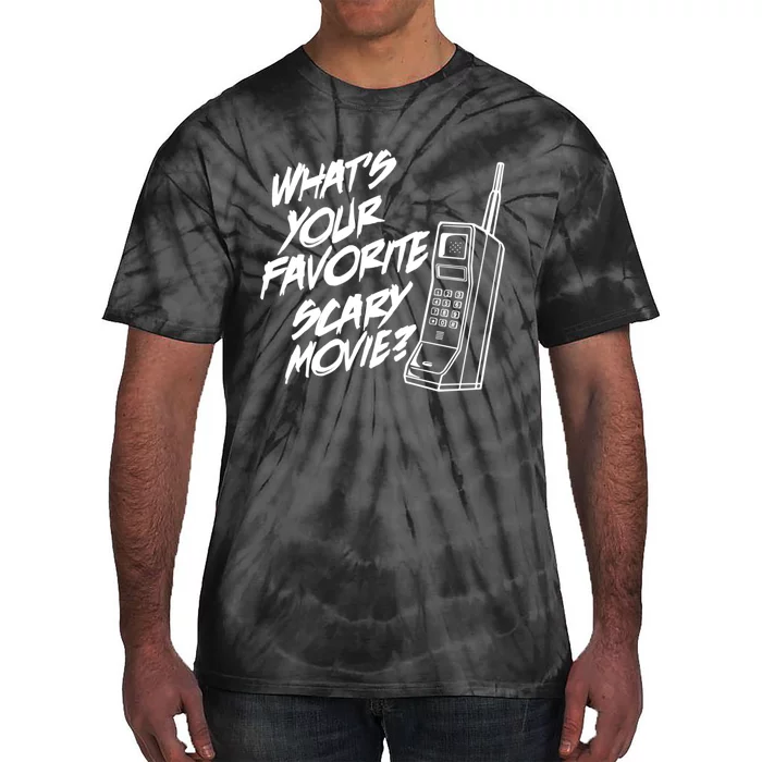 What's Your Favorite Scary Movie? Halloween Horror Movie Tie-Dye T-Shirt