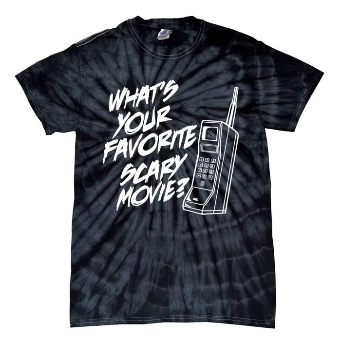 What's Your Favorite Scary Movie? Halloween Horror Movie Tie-Dye T-Shirt