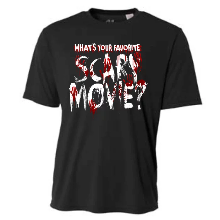 Whats Your Favorite Scary Movie? Horror Film Cooling Performance Crew T-Shirt