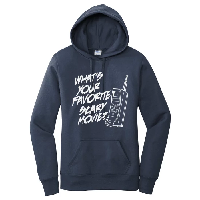 What's Your Favorite Scary Movie? Halloween Horror Movie Women's Pullover Hoodie