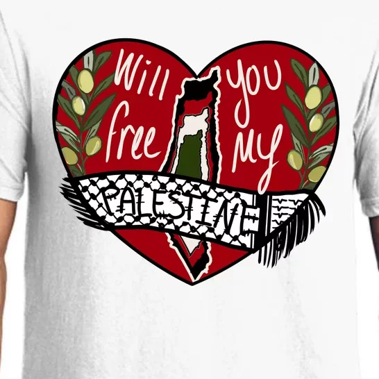 Will You Free My Palestine Pajama Set