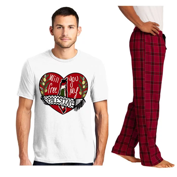 Will You Free My Palestine Pajama Set