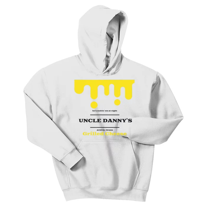 WhereD Ya Get That Cheese Danny Shane Gillis Grilled Cheese Kids Hoodie