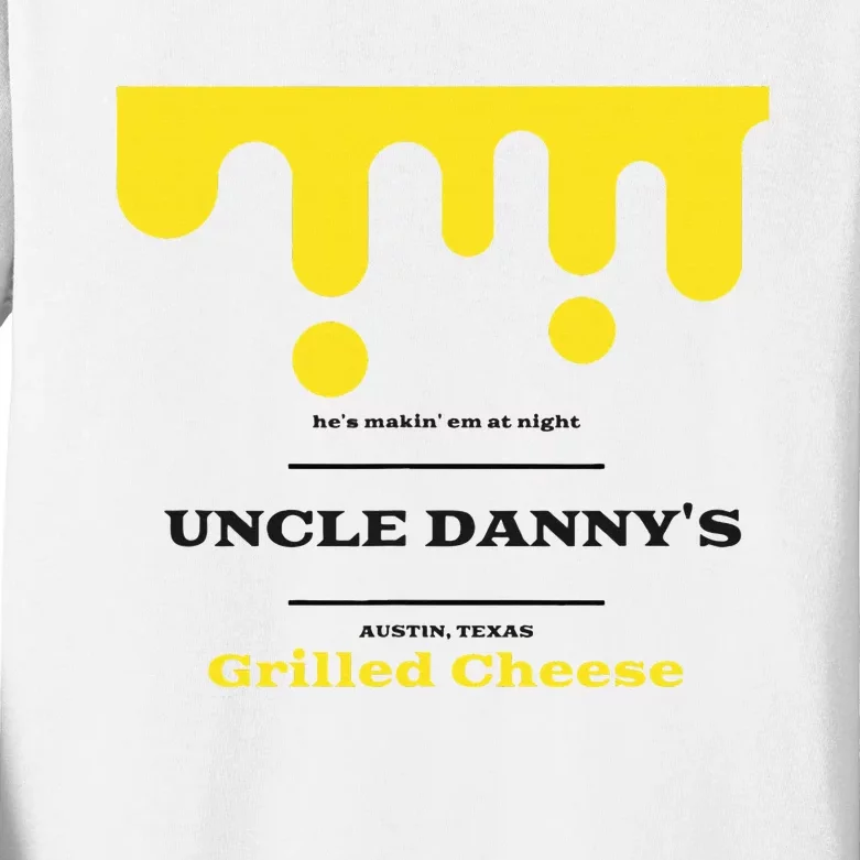 WhereD Ya Get That Cheese Danny Shane Gillis Grilled Cheese Kids Long Sleeve Shirt