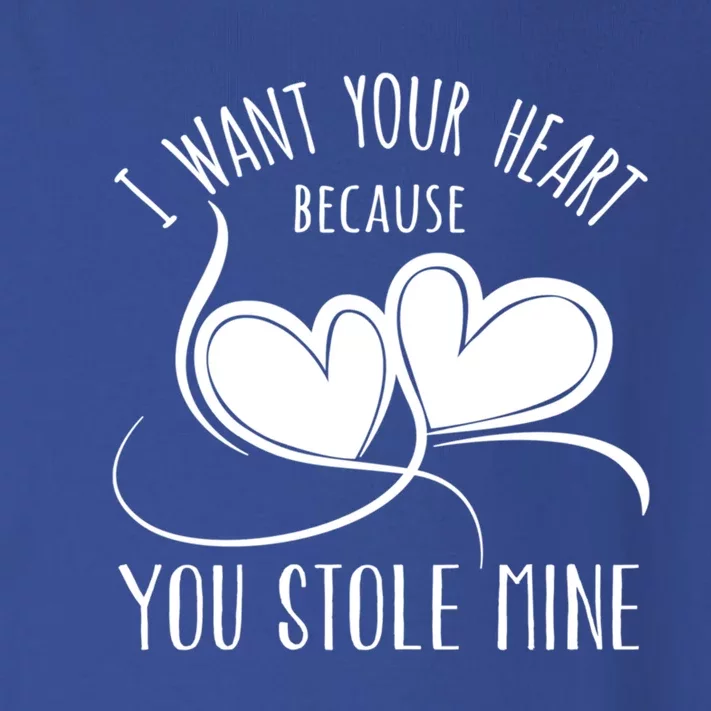 Want Your Heart Because You Stole Mine Gift Valentine's Day Gift Toddler Long Sleeve Shirt