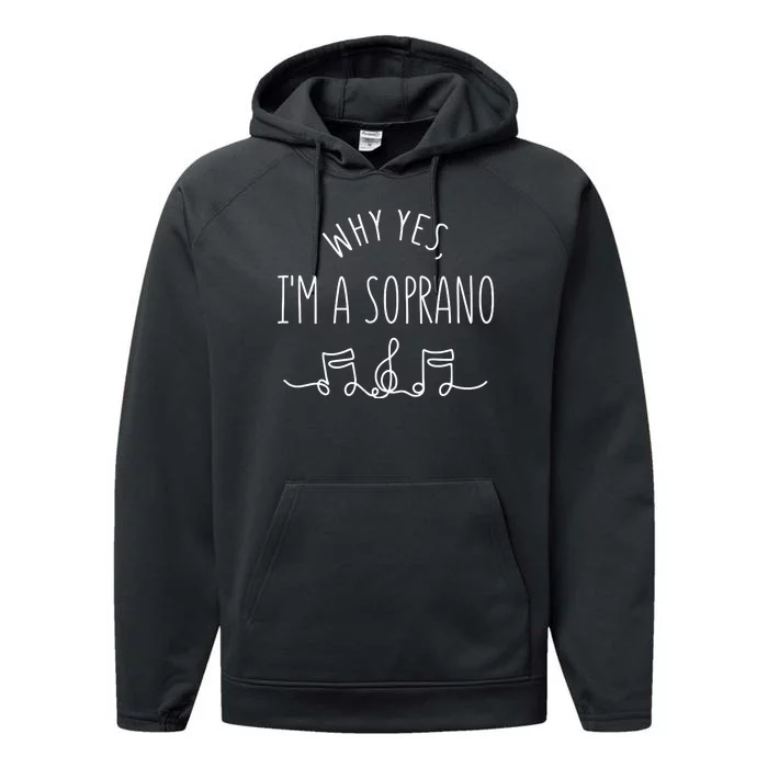 Why Yes I'm A Sopranino Musical Performance Fleece Hoodie