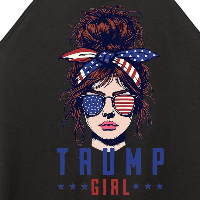 Women Yes IM A Trump Girl Get Over It Trump 2024 Election Women’s Perfect Tri Rocker Tank