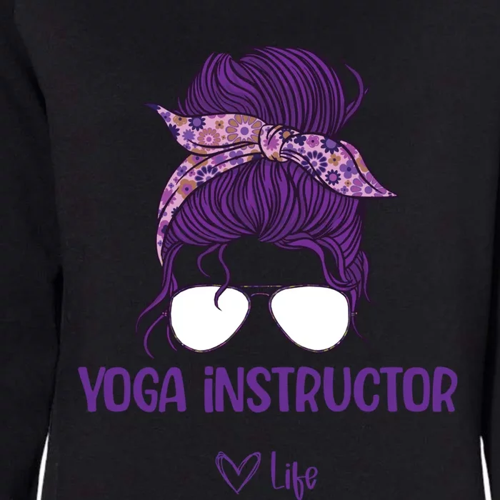 Wos Yoga Instructor Life Gift Womens California Wash Sweatshirt