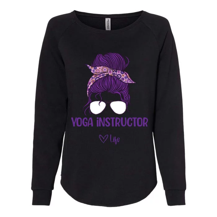 Wos Yoga Instructor Life Gift Womens California Wash Sweatshirt