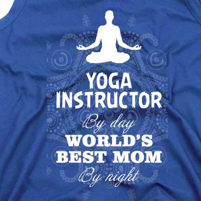 Wos Yoga Instructor And Worlds Best Mom Gift Funny Gift Tank Top