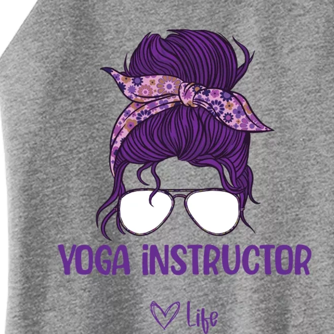 Wos Yoga Instructor Life Great Gift Women’s Perfect Tri Rocker Tank