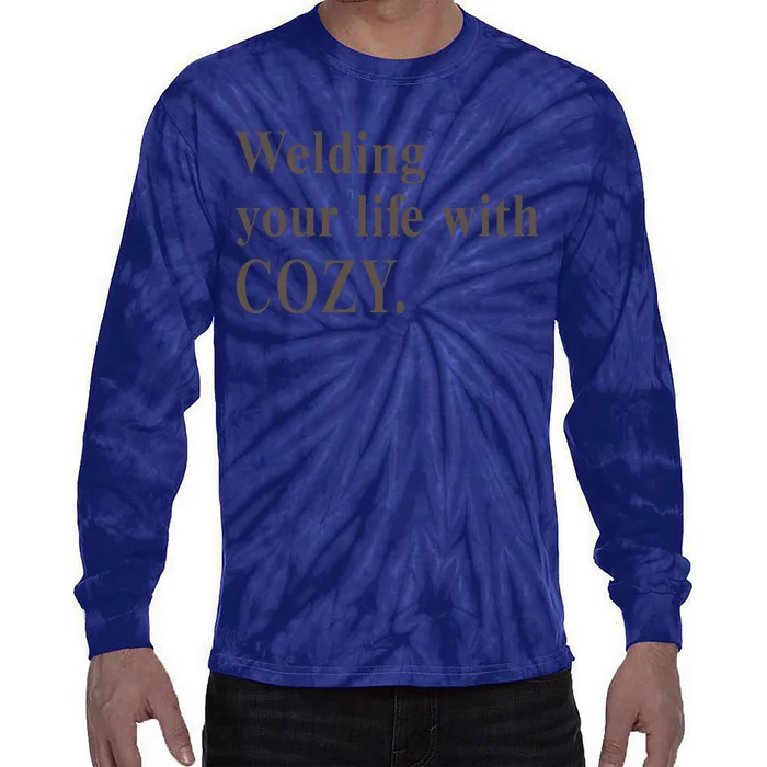 Welding Your Life With Cozy Tie-Dye Long Sleeve Shirt