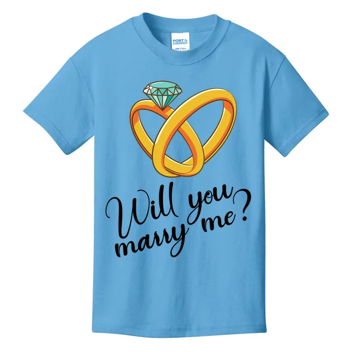 Will You Marry Me Gift Kids T-Shirt