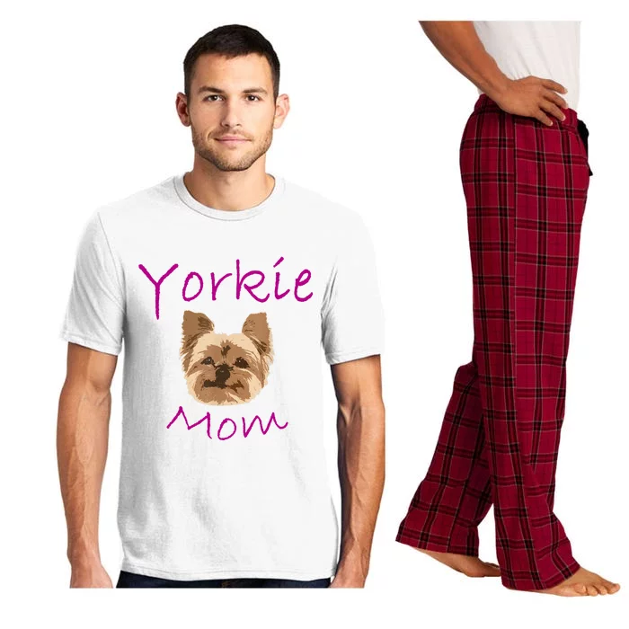 Wo Yorkie Mom Proud Yorkshire Terrier Mama Mom Pajama Set