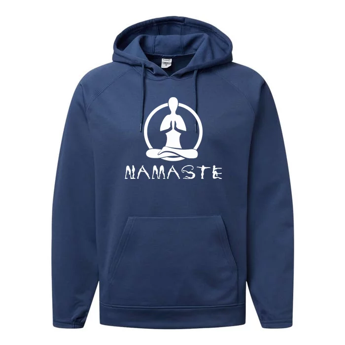 Workout Yoga Namaste Yoga Performance Fleece Hoodie