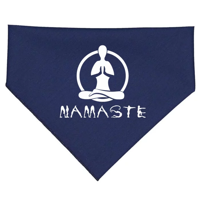 Workout Yoga Namaste Yoga USA-Made Doggie Bandana