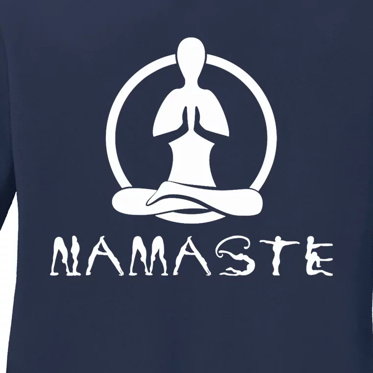 Workout Yoga Namaste Yoga Ladies Long Sleeve Shirt