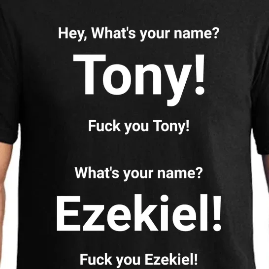 What's Your Name Tony & Ezekiel Pajama Set