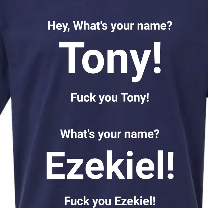 What's Your Name Tony & Ezekiel Sueded Cloud Jersey T-Shirt