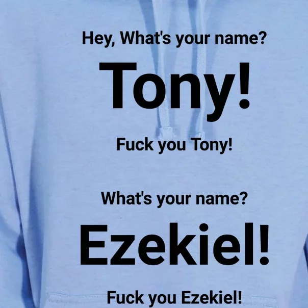 What's Your Name Tony & Ezekiel Unisex Surf Hoodie