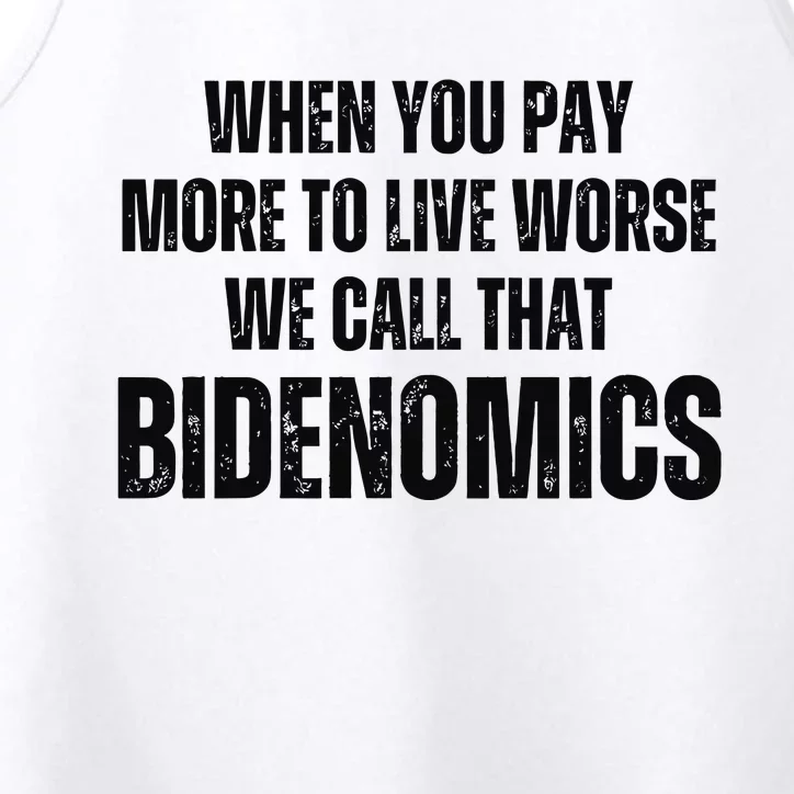 When You Pay More To Live Less We Call That Bidenomics Performance Tank