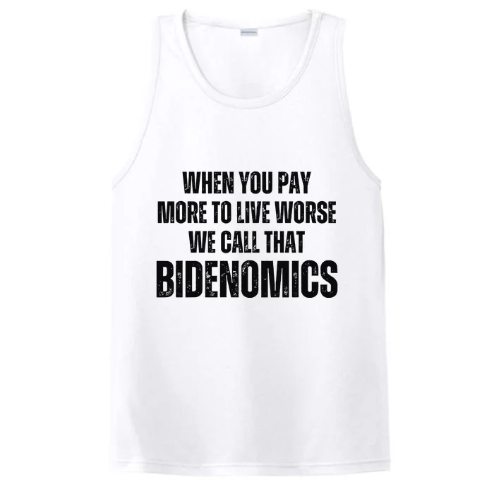 When You Pay More To Live Less We Call That Bidenomics Performance Tank